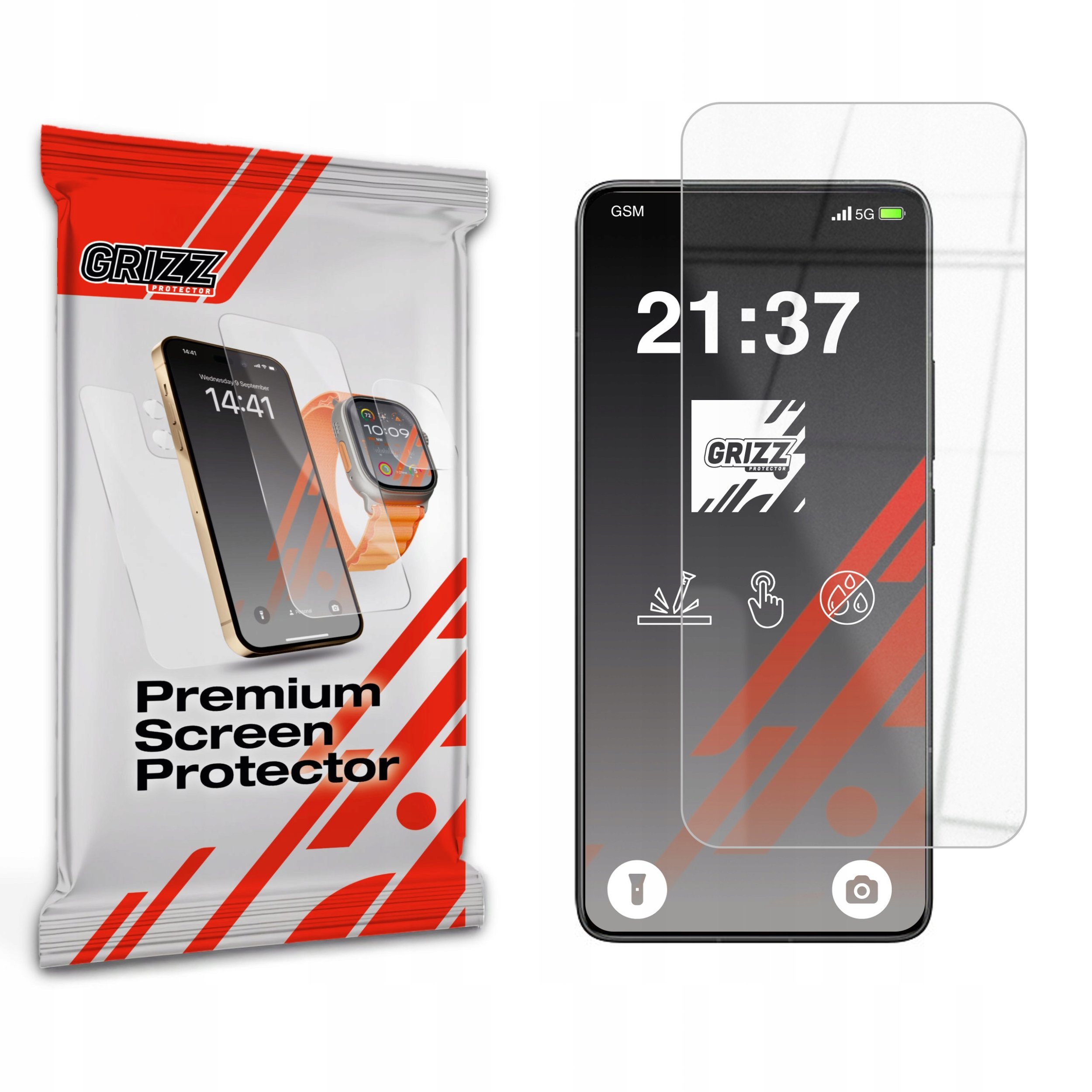 Szkło hybrydowe GrizzGlass HybridGlass do Xiaomi Poco F7 Ultra