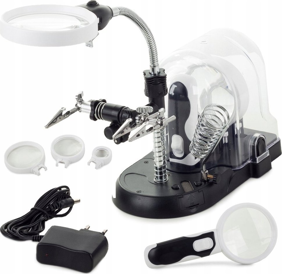 Verk LUPA TRZECIA RĘKA RĘCZNA 2w1 LUTOWANIA SOCZEWKI