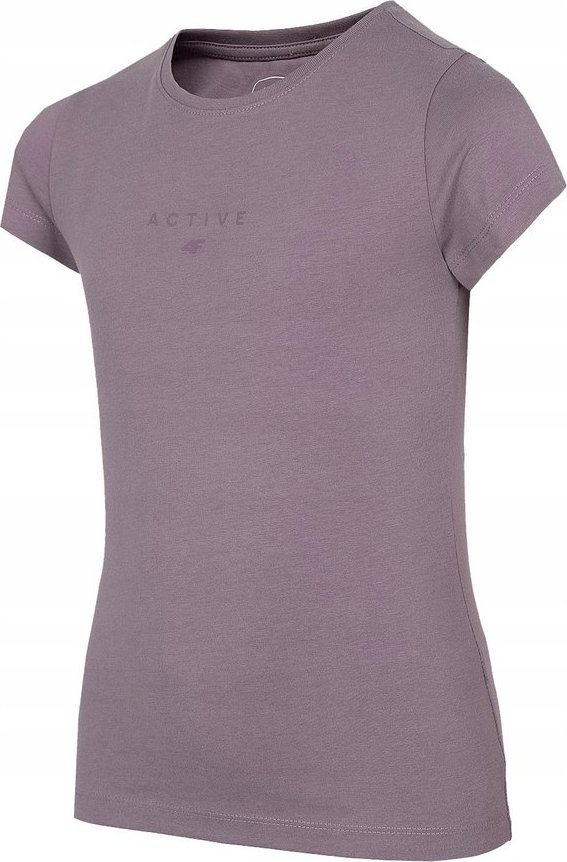 4f Koszulka dla dziewczynki 4F fioletowa HJZ22 JTSD002 51S 164cm