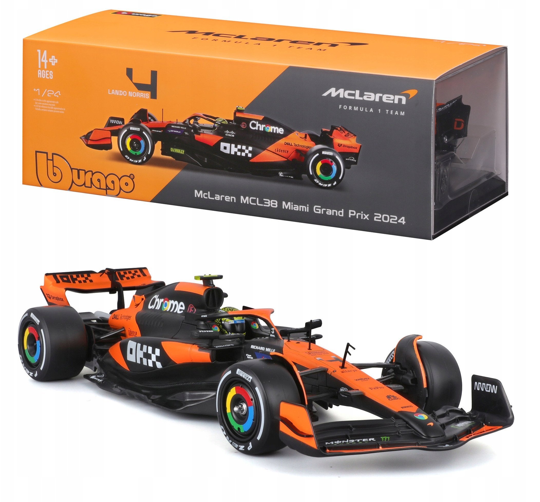 BBU 1:24 Race F1 McLaren MCL38 Norris 28033_4