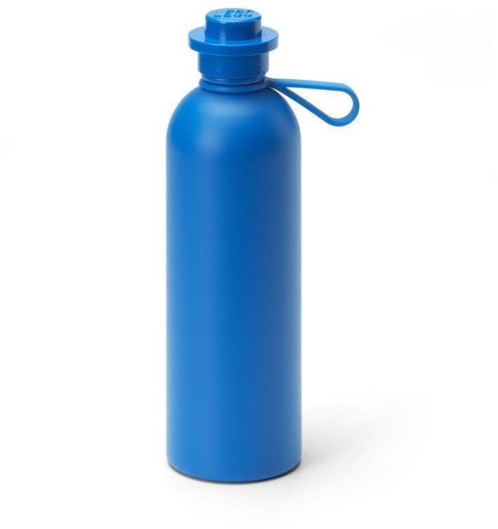 Lego butelka stalowa niebieska