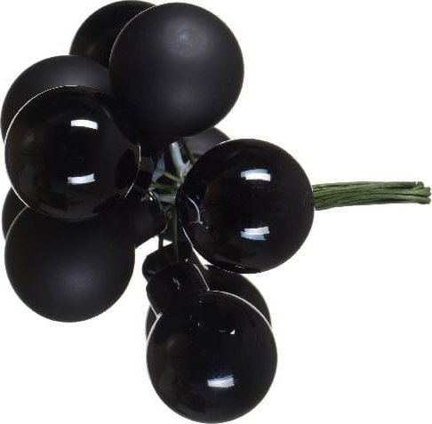 Kaemingk Wiązka 10 mini bombek szklanych 2cm matowe błyszczące dekoracyjne