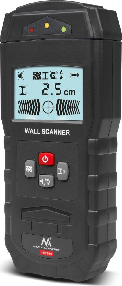 Maclean Detektor lokalizator wykrywacz kabli, metalu w ścianach Maclean Energy MCE640