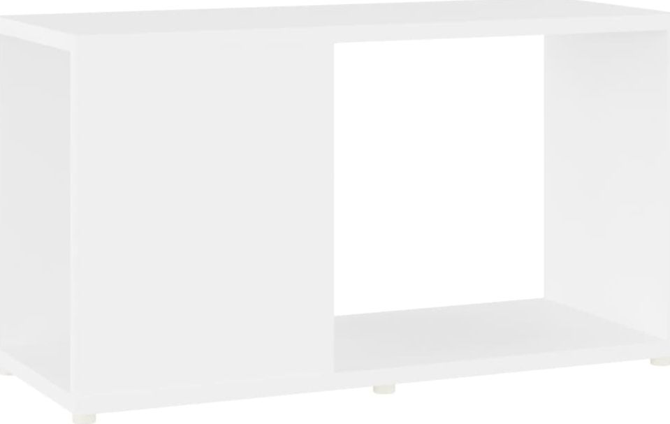 vidaXL vidaXL Szafka pod TV, biała, 60x24x32 cm, płyta wiórowa