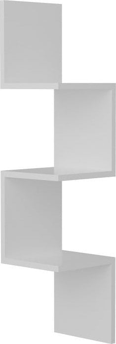 Pakabinama kampinė lentyna Kalune Design Corner, balta