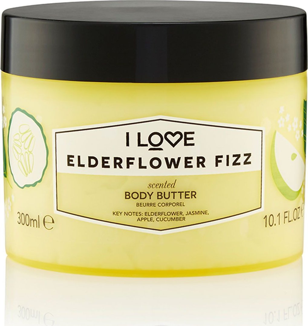 I LOVE_Scented Body Butter nawilżające masło do ciała Elderflower Fizz 300ml