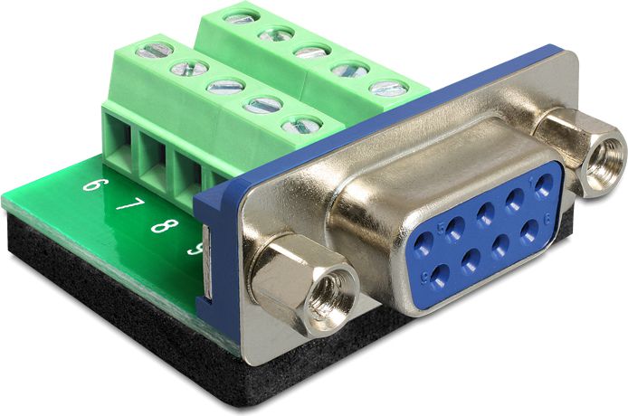 Adapter AV Delock Terminal Block czarny (65268)