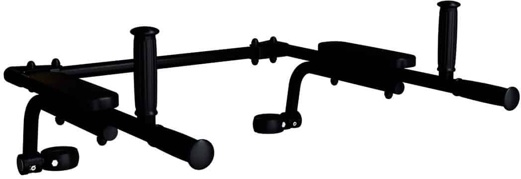 Poręcze do ćwiczeń podnoszone do drabinki gimnastycznej czarny elite