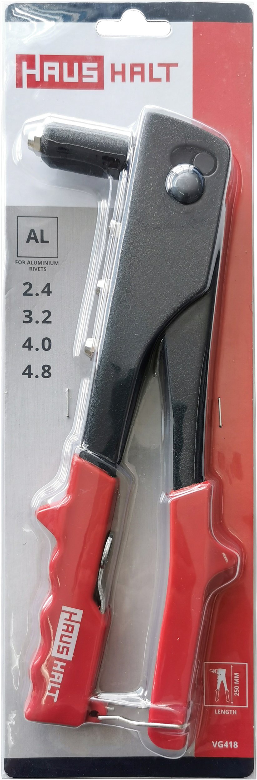 HAND RIVETER 250MM.HEAVY DUTY