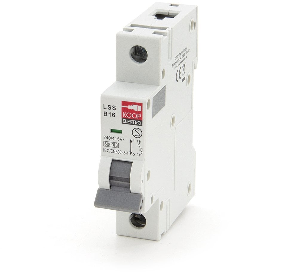 Wyłącznik nadprądowy 1P B 16A 6kA AC LSS B16