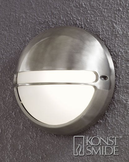 Kinkiet Konstsmide Konstsmide 7333-000, Outdoor wall lighting, Aluminium, White, Garden, Patio, White, 1 bulb(s), Warm white
