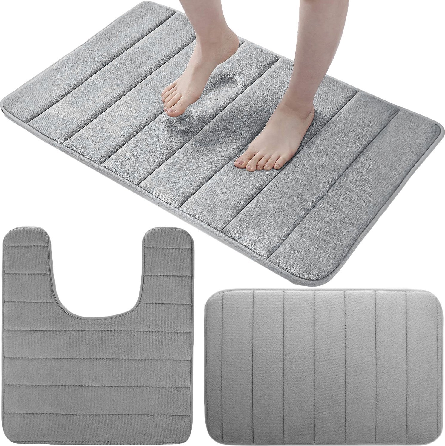 Logit Dywanik łazienkowy 50x80cm szary (5905370217995)