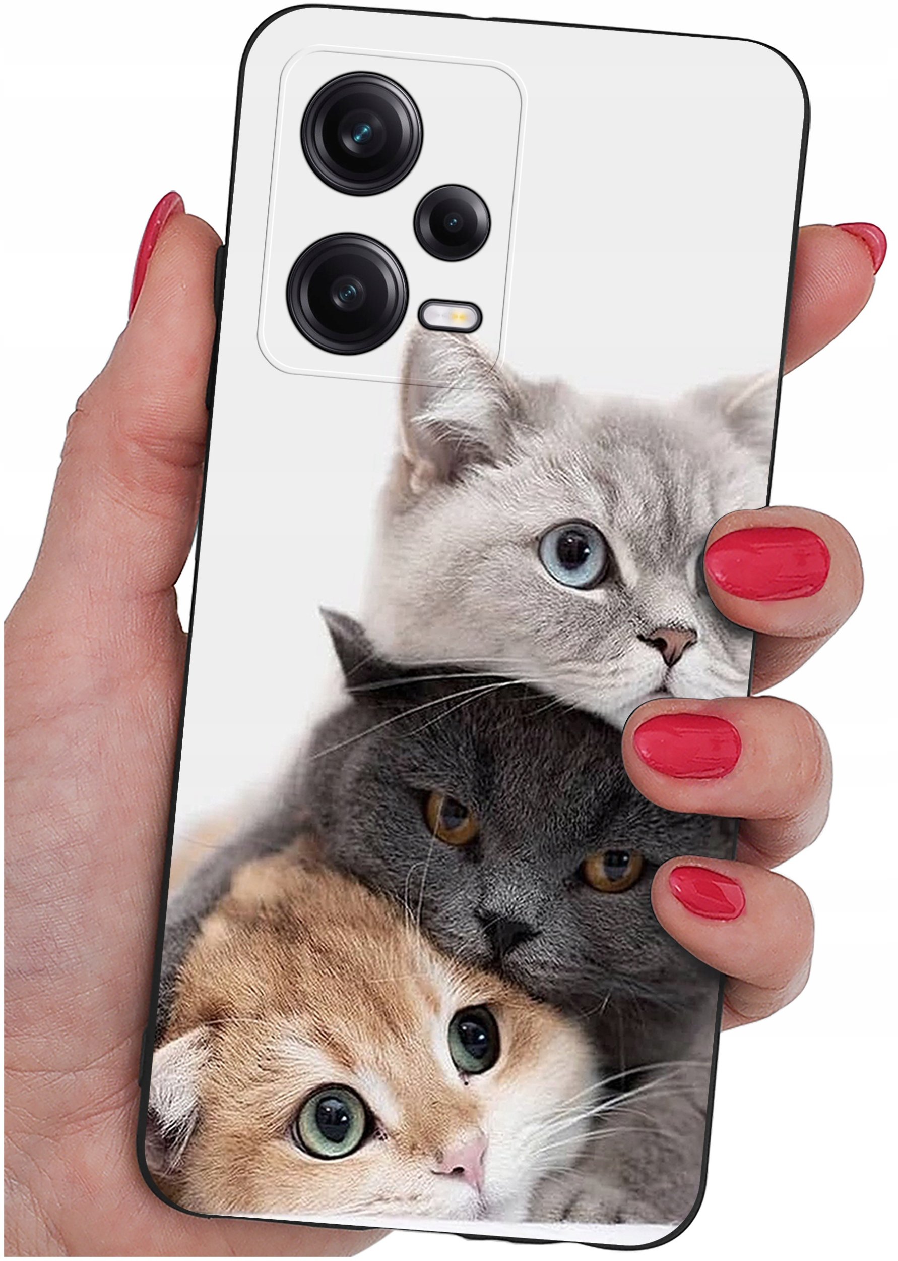 ETUI do Xiaomi Redmi Note 12 5G |Poco X5 5G | WZORY | SILIKONOWE MATT SZKŁO