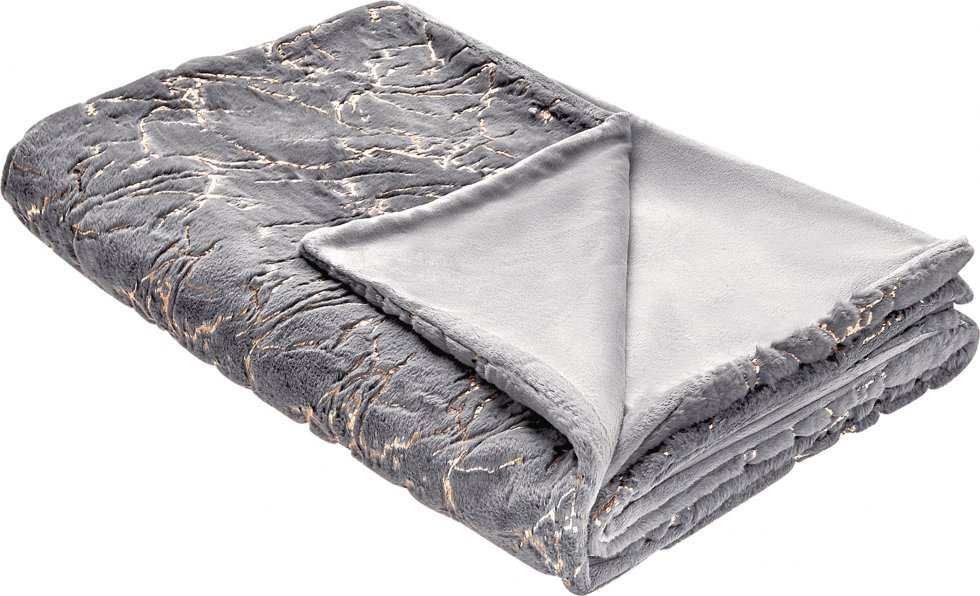 Beliani Koc 130 x 180 cm szary GODAVARI