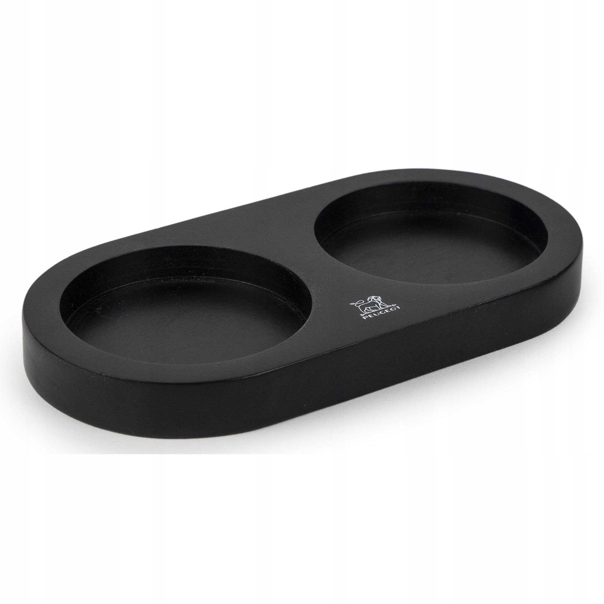 Młynek do przypraw Peugeot Podstawka do młynków bambusowa Linea czarny