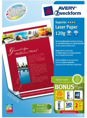 Avery Zweckform Papier fotograficzny do drukarki LU-101 A4 (1198)