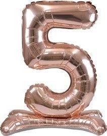 Arpex Balon foliowy stojący różowe złoto 5 90cm