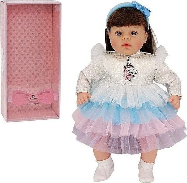 Adar Lalka dziewczynka 45cm z polskim dĽwiękiem