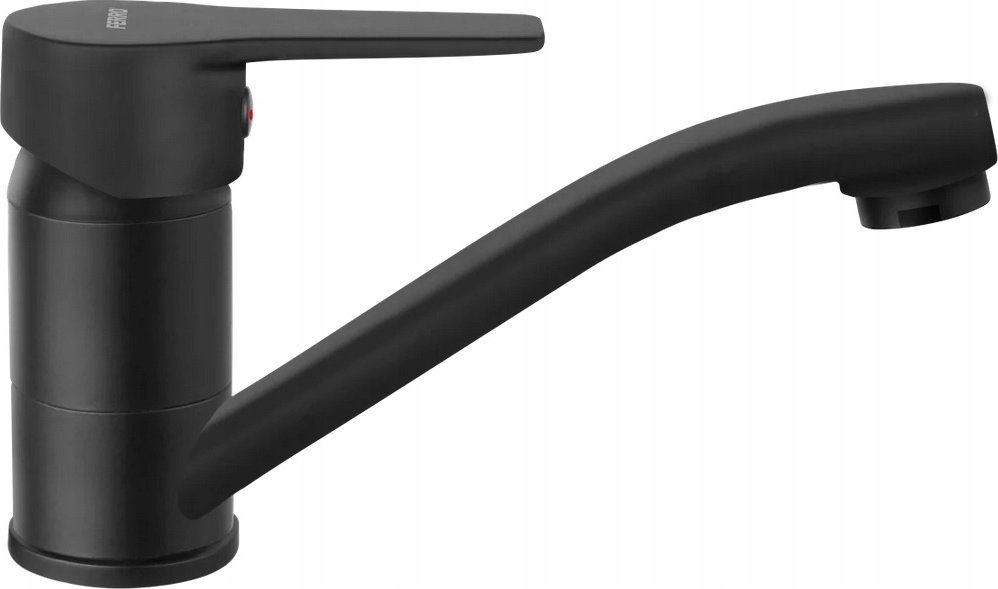 Bateria umywalkowa BTR2ABL / FERRO / RITTO / BATERIA UMYWALKA STOJĄCA, Z OBROTOWĄ WYLEWKĄ, CZARNA /