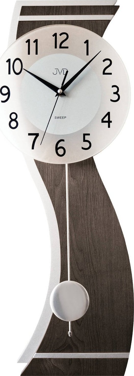 JVD Zegar ścienny JVD NS22012.23 drewniany z wahadłem
