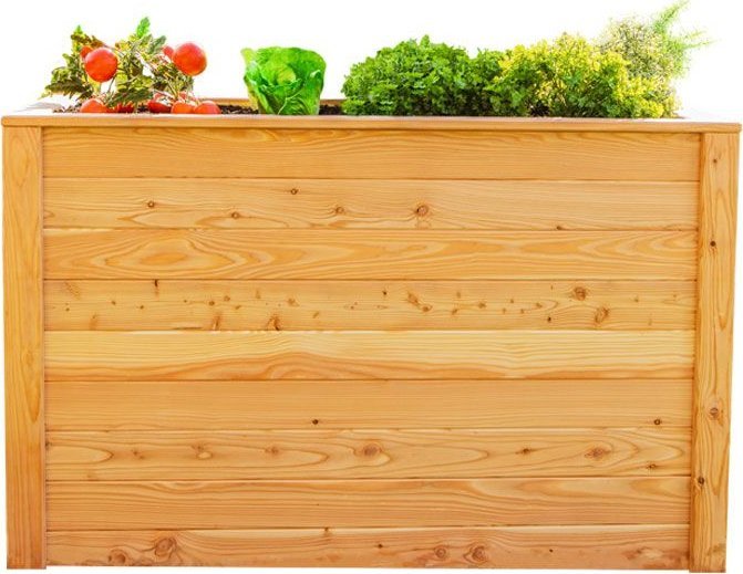 Westmann Westmann Podwyższona grządka z drewna modrzewiowego classic 130 Natura 130x65x84cm