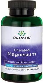 Swanson Albion Chelated Magnesium 90 kapsułek