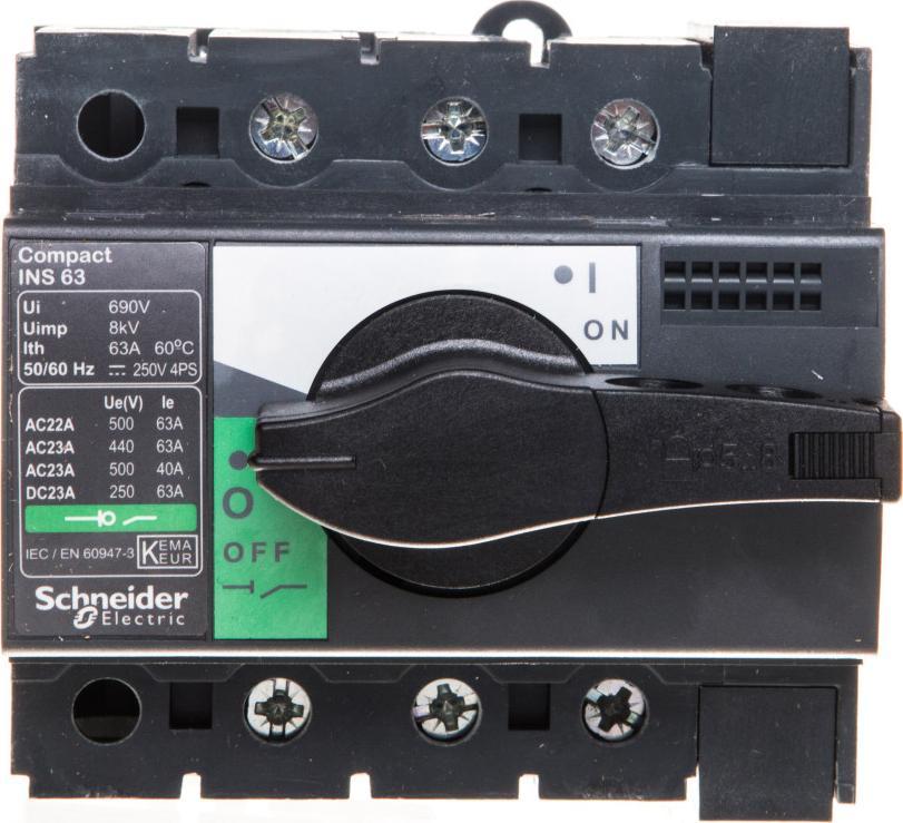 Schneider Electric Rozłącznik izolacyjny 3P 63A INS63 28902