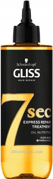 Gliss Kur gliss ekspresowa kuracja do włosów 7sec oil nutritive 200ml