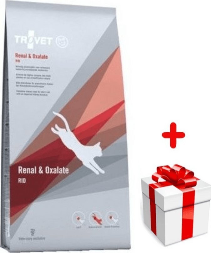 Trovet TROVET RID Renal & Oxalate (dla kota) 3kg + niespodzianka dla kota GRATIS!
