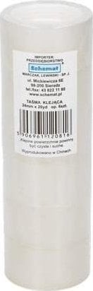 SCHEMAT Taśma klejąca 24mmx18,3m (6szt)