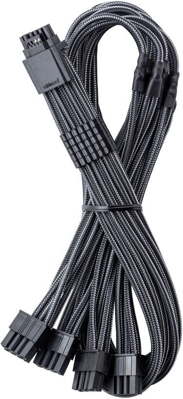 CableMod C-Series Pro ModMesh 12V-2x6-Kabel, Sleeved, 16-Pin zu 4x 8-Pin, fr Corsair Type 4 und 3 PSUs - carbon, 60cm