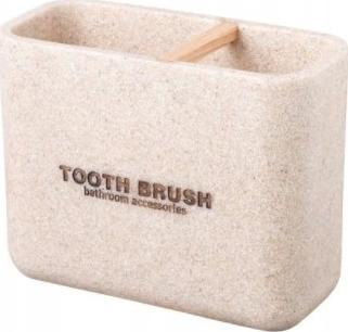 Bisk Pojemnik kosmetyczny na szczoteczki i pastę Dakar beżowy
