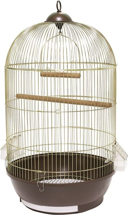 Panama Pet Klatka dla ptaków 40x40x70 cm złoto/brązowa