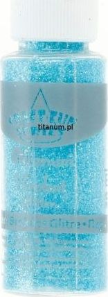 Titatnum Kreatywne Brokat sypki TITANUM 20ml, niebieski lazur Titatnum Kreatywne