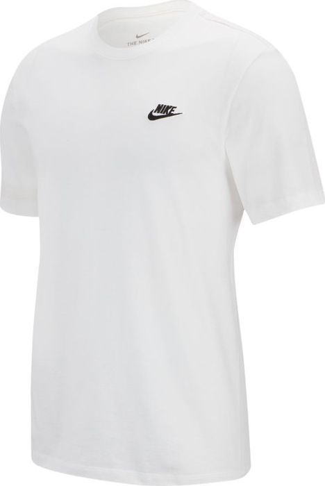Nike T-shirt sportswear Club biały r. S