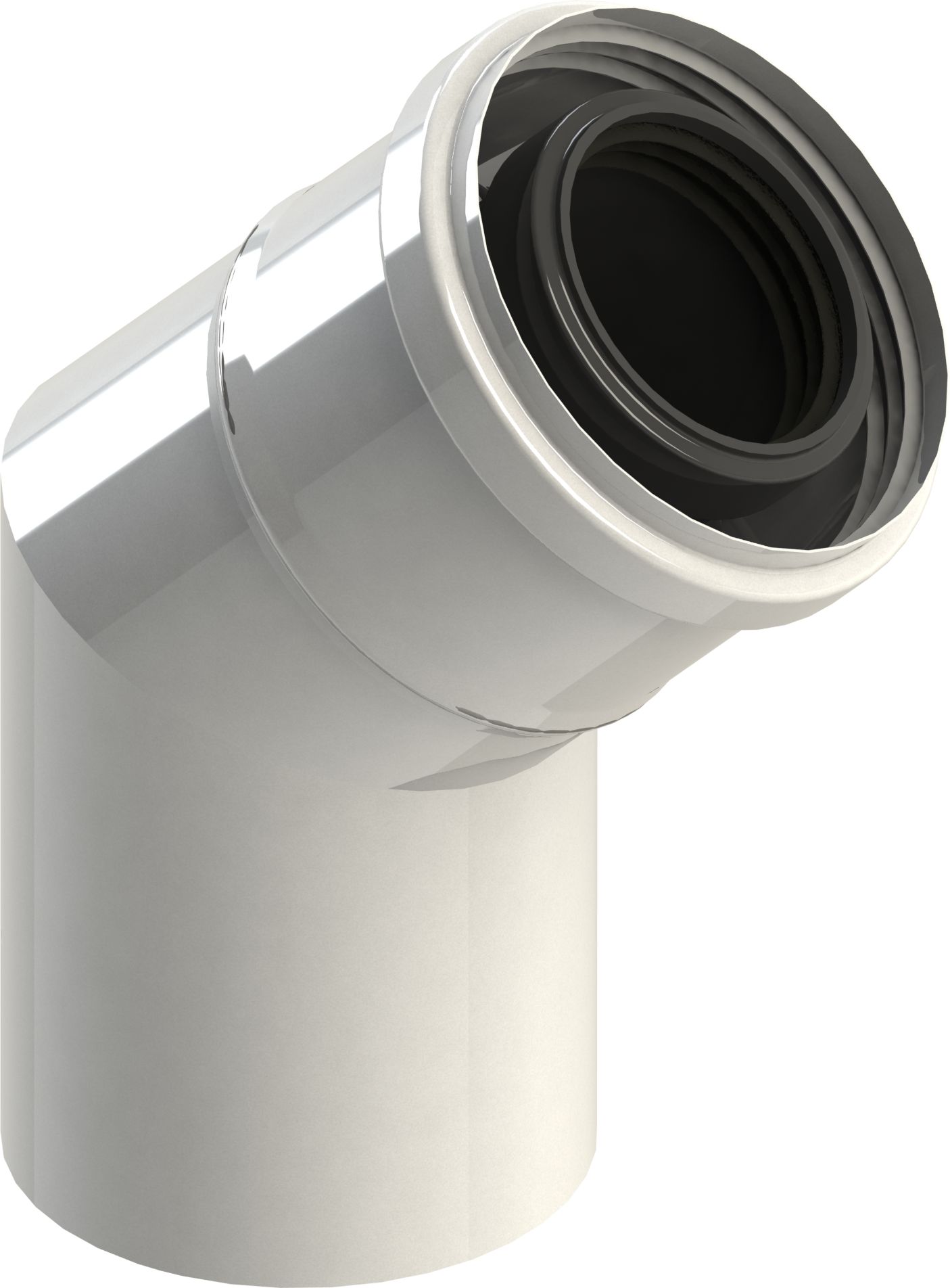 Concept Kolano powietrzno-spalinowe PP 87° 80 / 125mm (F90664080/125)