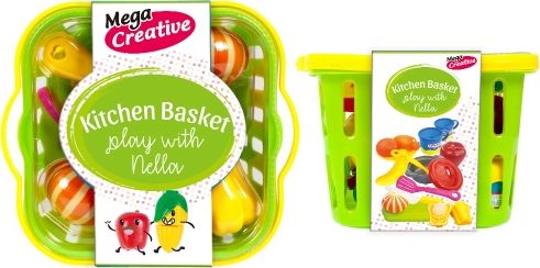 Mega Creative OWOCE I WARZYWA DO KROJENIA W KOSZYKU MEGA CREATIVE 452167