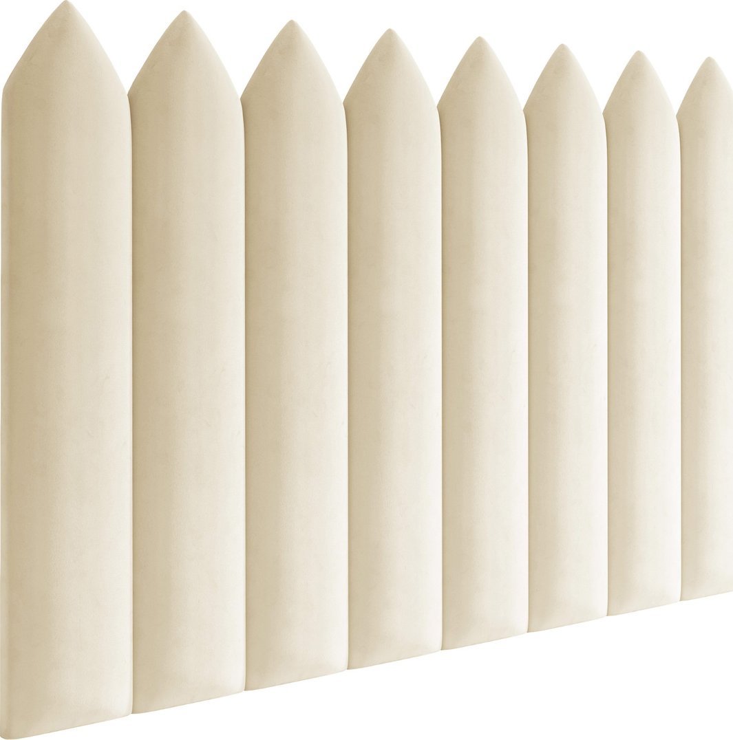 Ravio Panel tapicerowany płotek szpiczasty - Tkanina Magic Velvet 100x30