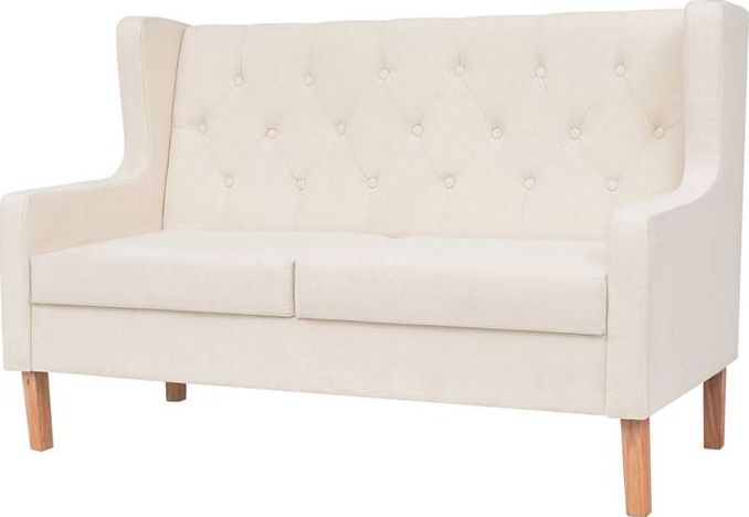 Elior Dwuosobowa sofa Isobel 2C - kremowobiała