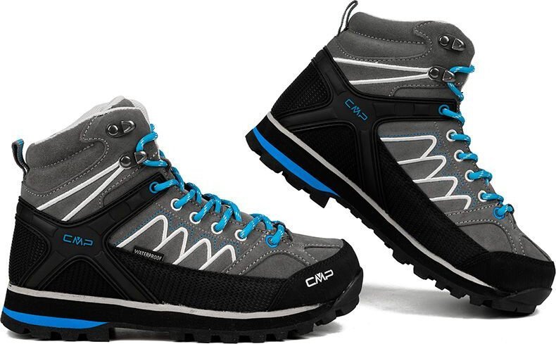 Buty trekkingowe damskie CMP Buty trekkingowe turystyczne wodoodporne damskie CMP Moon Mid szaro-niebieskie 31Q479668UL 39