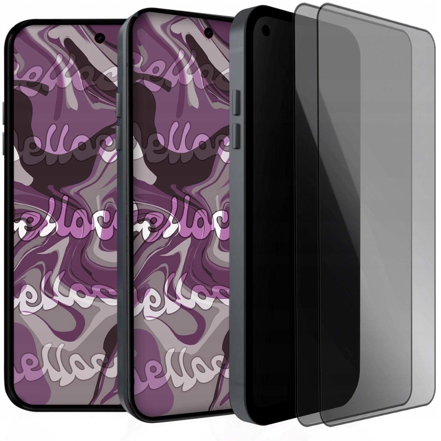 2-PAK Szkło Hartowane Do Xiaomi Poco X7 5G Antispy (Curved, 9H, Ochronne)