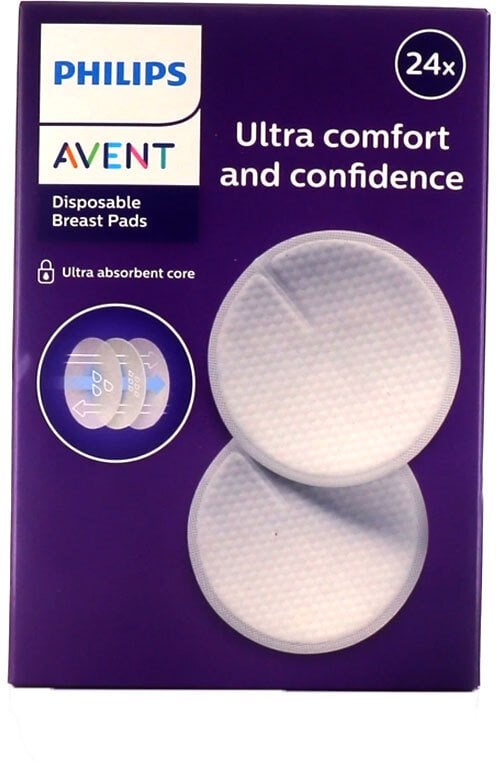Philips AVENT Disposable breast pads Breast pads, Breast pad, Round, China, White, 130 mm, 2 mm