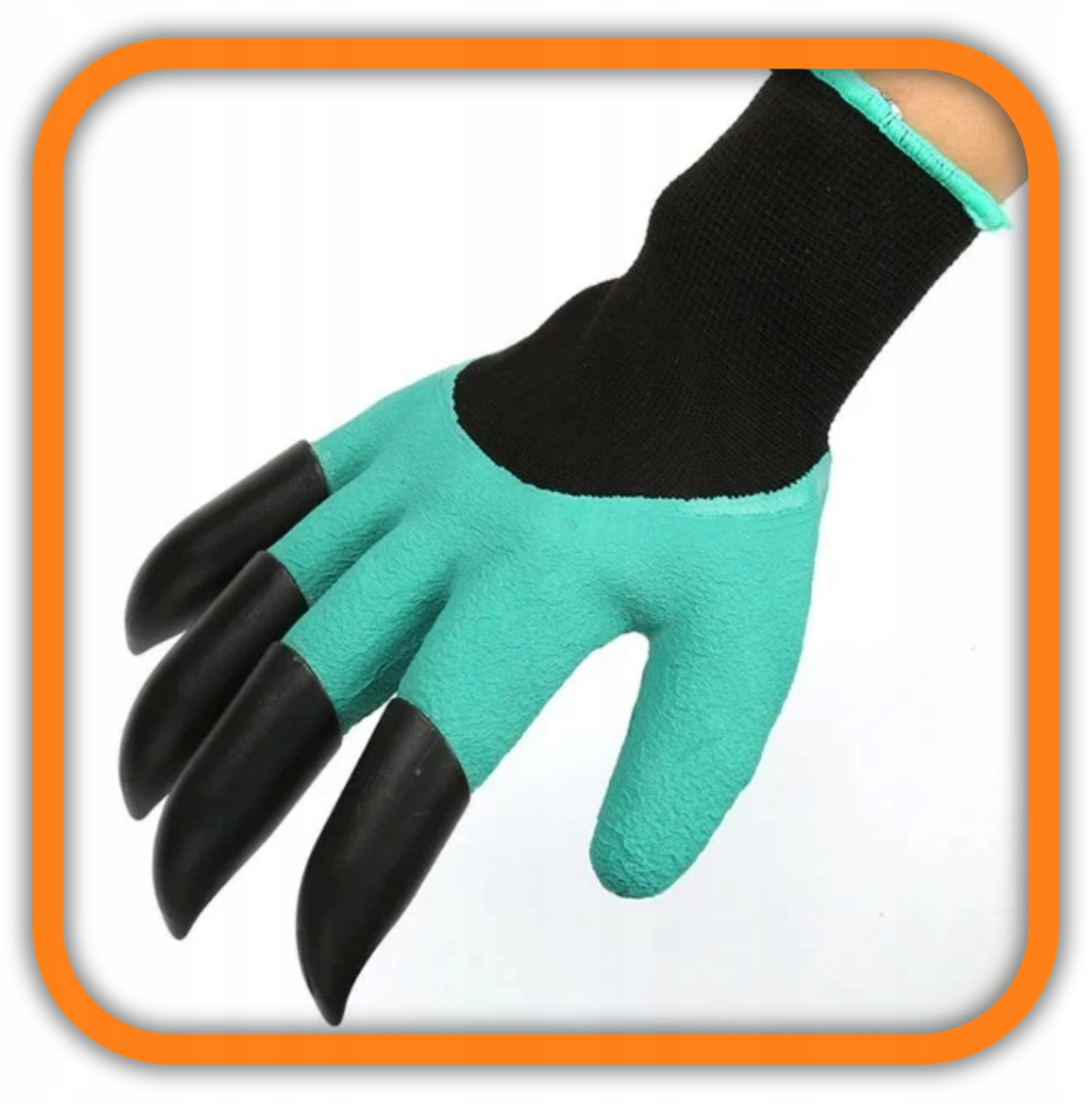 RĘKAWICE RĘKAWICZKI OGRODOWE PAZURY DO OGRODU GRABIE PAZURKI GRABKI PAZUREM