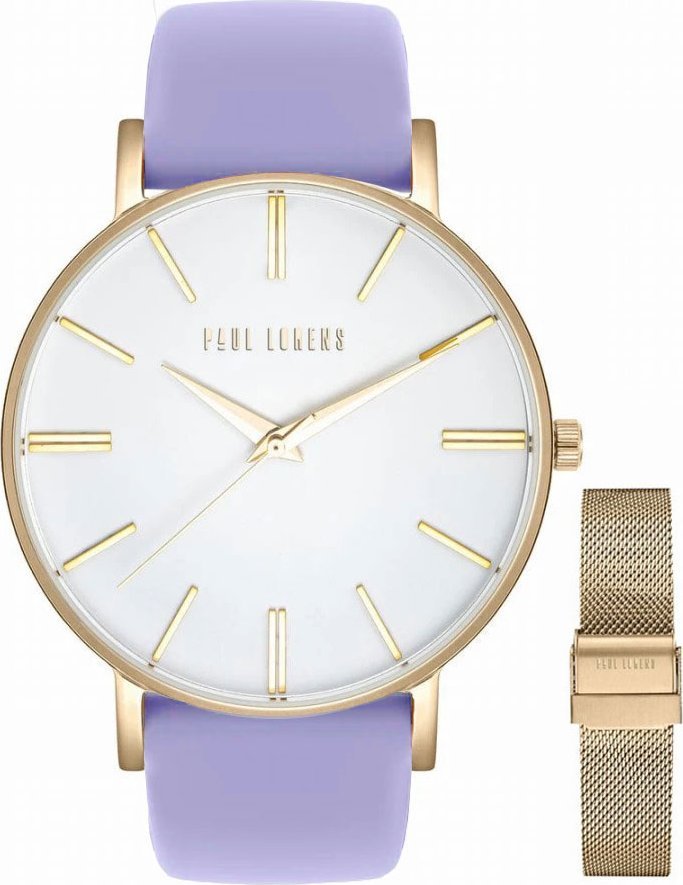 Zegarek Paul Lorens Zegarek damski Paul Lorens JULIE bt fioletowy pasek + siatka mesh