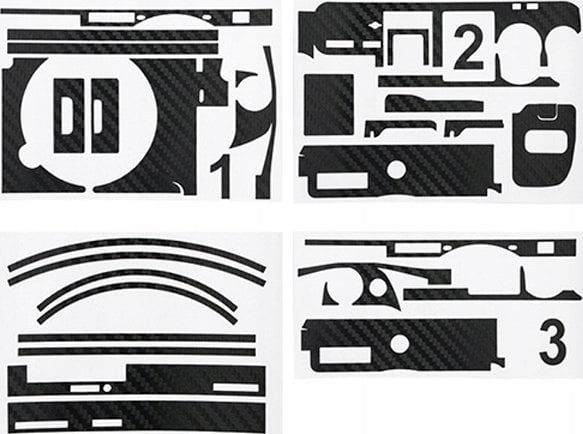 JJC Okleina na korpus aparatu JJC KS-A6400CF Carbon do Sony A6400 + Sony 16-50 mm