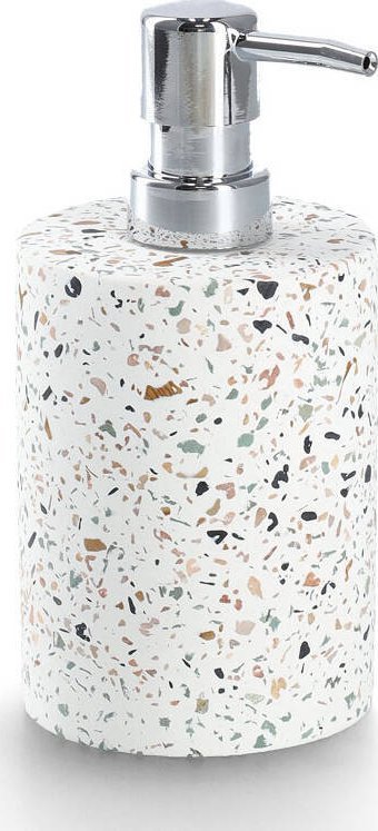 Dozownik do mydła Zeller Dozownik cementowy TERRAZZO, Ø 8,2 cm