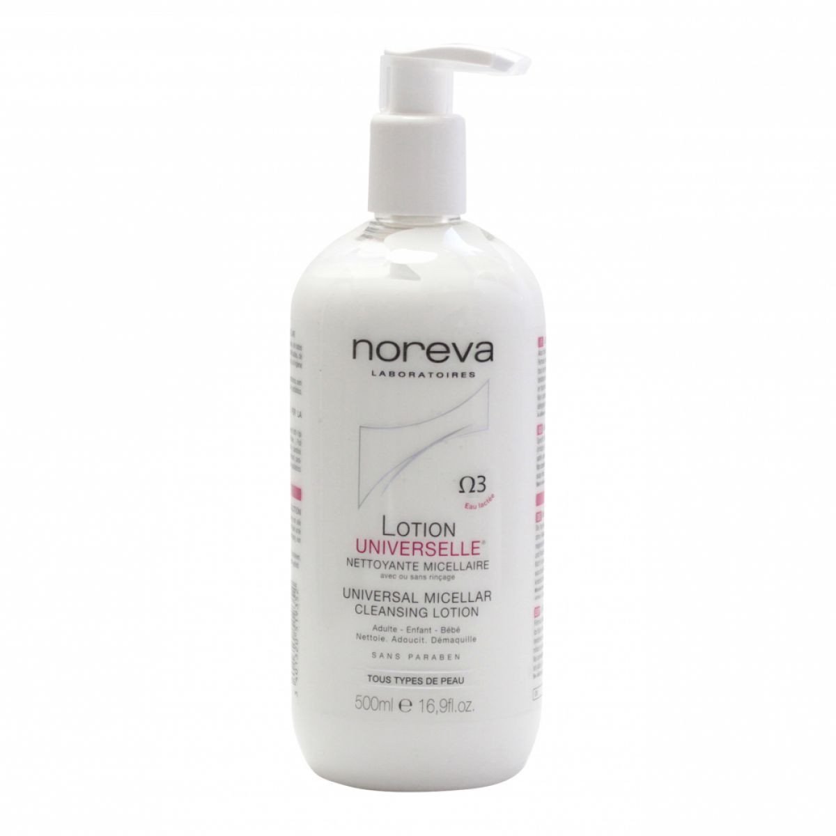 NOREVA_Lotion Universelle Micellar Dermo-Cleanser bezzapachowa emulsja micelarna bez mydła do twarzy i ciała 500ml