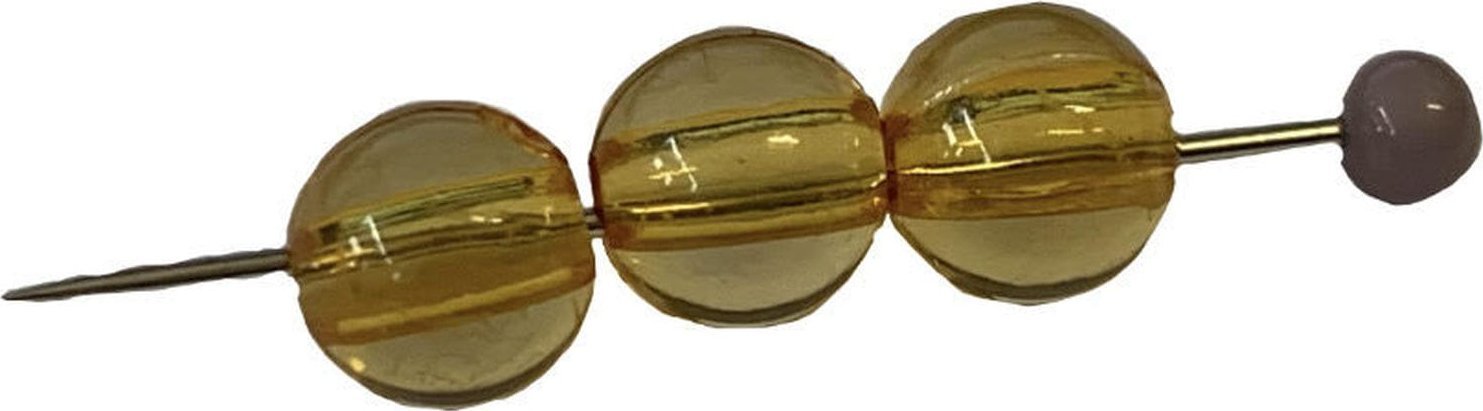 kufer-pasmanteria.pl Korale Akrylowe Kula 10mm (14szt) Miód