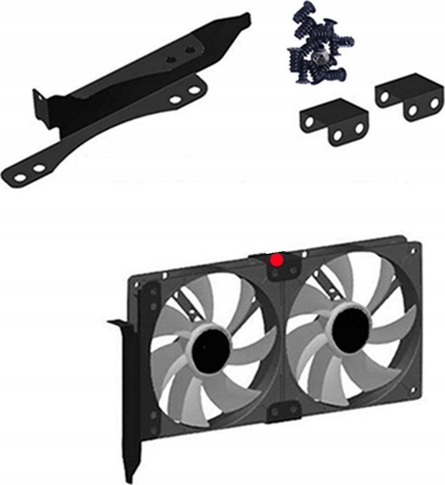 Zestaw montażowy do wentylatorów chłodzenie GPU