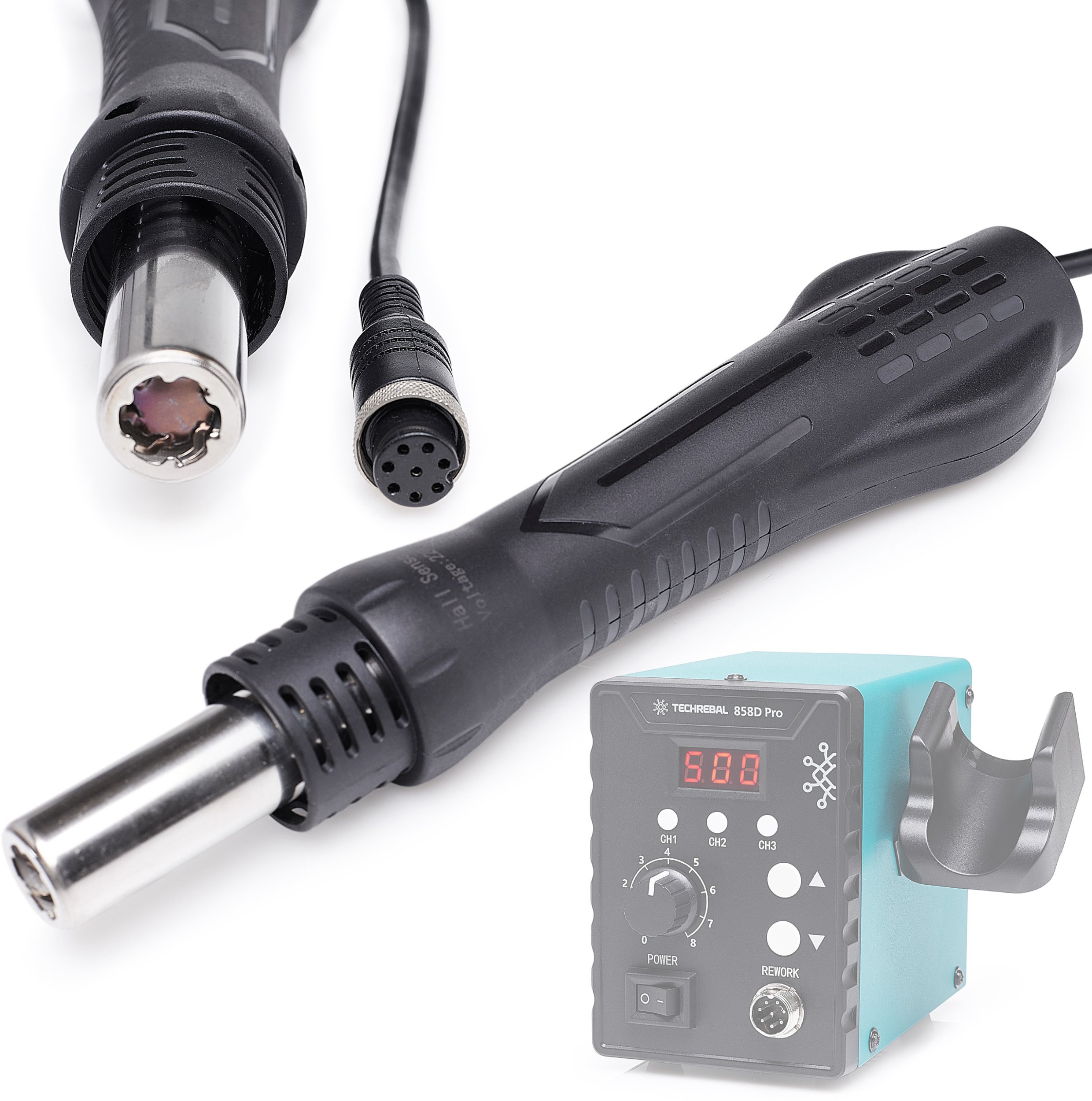 Kolba Hot Air Gorące Powietrze do Stacji Lutowniczej 858D Pro 8586D Pro